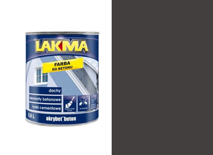 LAKMA AKRYBET BETON – farba akrylowa rozpuszczalnikowa do betonu 5024