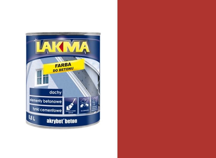 LAKMA AKRYBET BETON – farba akrylowa rozpuszczalnikowa do betonu 5019